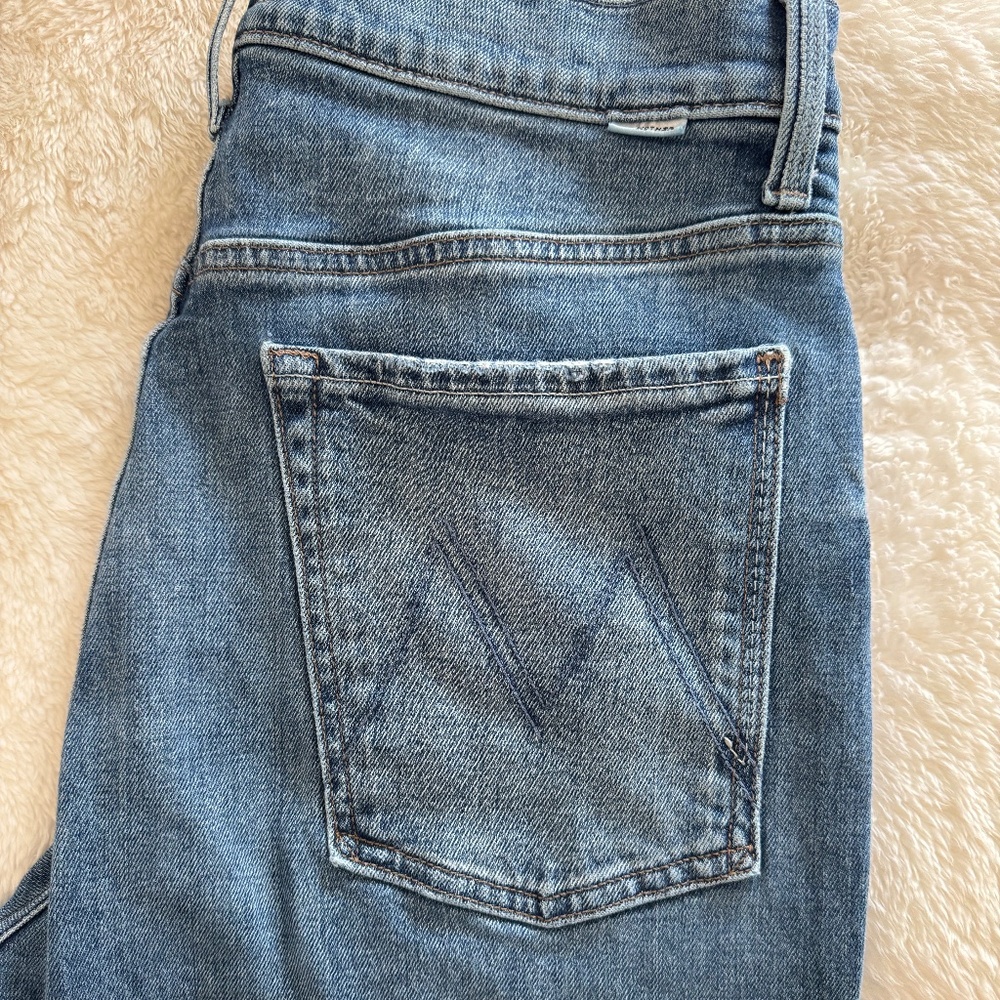 Mother High Waisted Double Hiker Skimp